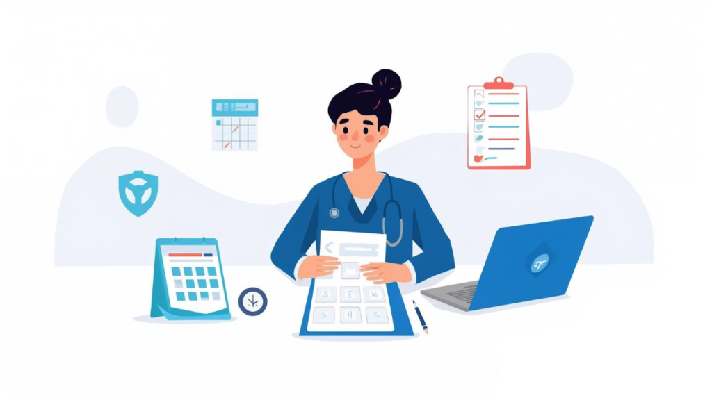 how to prepare for a doctor’s visit by reviewing a checklist and organizing health information at home