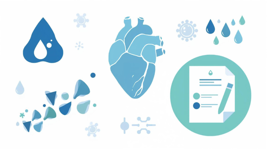 Cholesterol tests simplified with clear illustration of LDL, HDL, and triglycerides