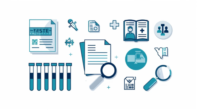 Illustration explaining what it means when a doctor orders tests
