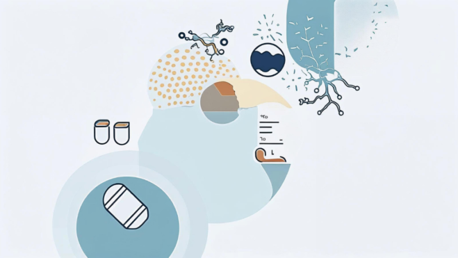 Illustration showing tracking health symptoms over time using a simple calendar