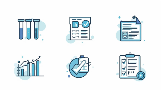 Illustration showing what medical tests measure