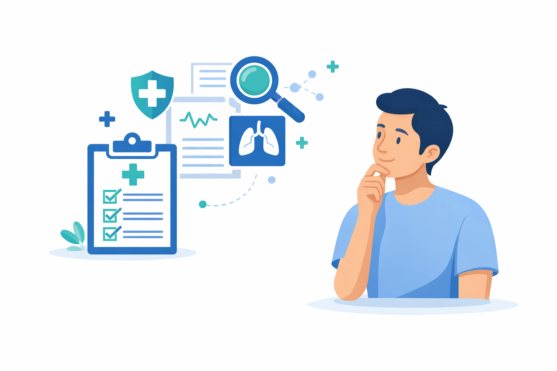 doctor reviewing blood test results with patient to understand unclear symptoms